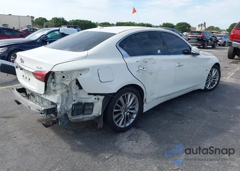 2019 Infiniti Q50 3.0T Luxe из США, поврежденный, VIN JN1EV7AP1KM518614